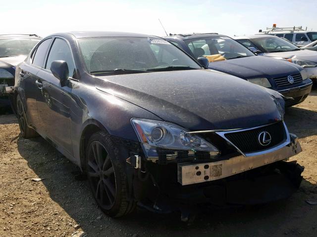 JTHBK262572035248 - 2007 LEXUS IS 250 BLACK photo 1