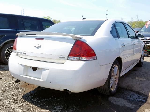 2G1WC5E30E1100086 - 2014 CHEVROLET IMPALA LIM WHITE photo 4