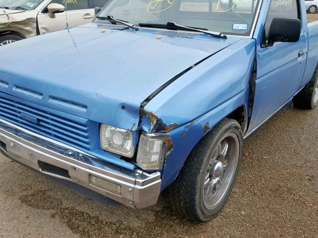 1N6ND11S4JC308222 - 1988 NISSAN D21 SHORT BLUE photo 10