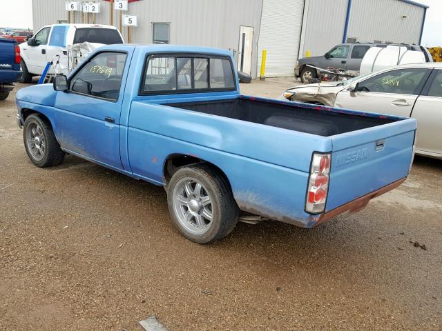 1N6ND11S4JC308222 - 1988 NISSAN D21 SHORT BLUE photo 3