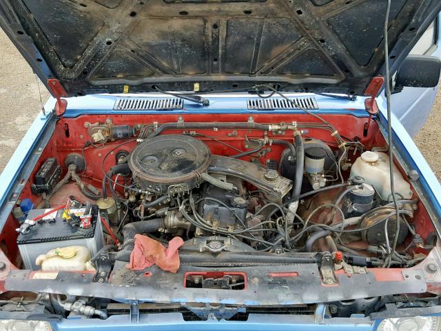 1N6ND11S4JC308222 - 1988 NISSAN D21 SHORT BLUE photo 7