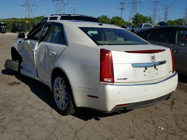 1G6DP57V180126717 - 2008 CADILLAC CTS HI FEA WHITE photo 3