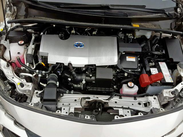 JTDKARFP1H3058014 - 2017 TOYOTA PRIUS PRIM 棕色 照片 7