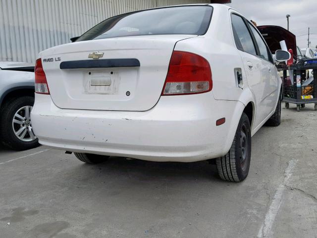 KL1TD56626B568863 - 2006 CHEVROLET AVEO BASE თეთრი ფოტო 4