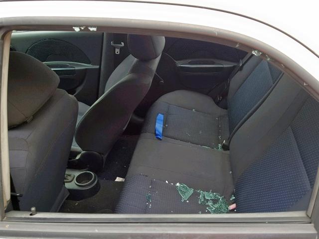 KL1TD56626B568863 - 2006 CHEVROLET AVEO BASE თეთრი ფოტო 9