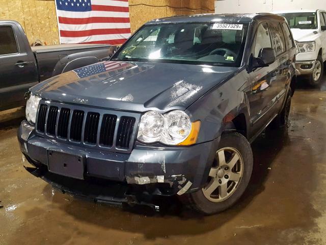 1J8GR48K18C188287 - 2008 JEEP GRAND CHER BLUE photo 2