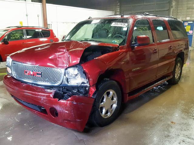 1GKFK66U13J306421 - 2003 GMC YUKON XL D BURGUNDY photo 2