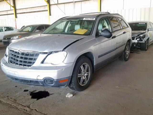 2A8GM48L17R326021 - 2007 CHRYSLER PACIFICA SILVER photo 2