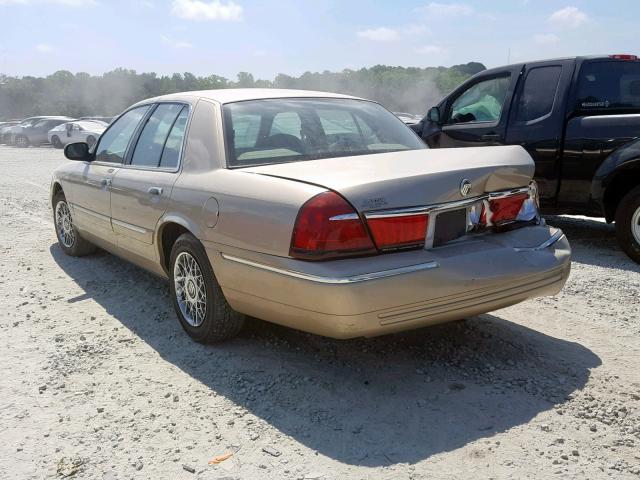 2MEFM74W9XX705542 - 1999 MERCURY GRAND MARQ BEIGE photo 3