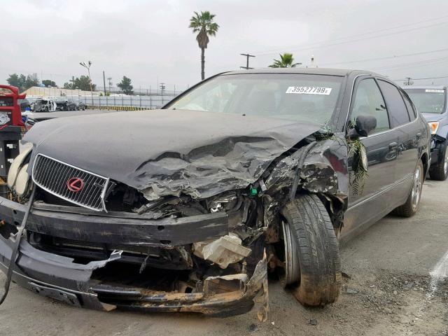 JT8BD68S8X0050613 - 1999 LEXUS GS 300 GRAY photo 2