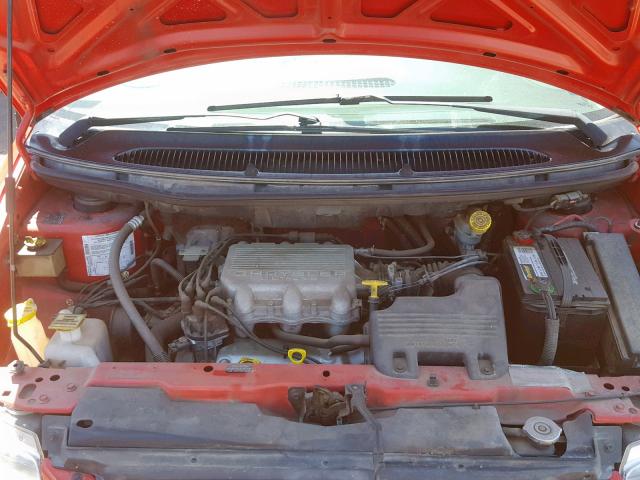 2B4FP2533TR556153 - 1996 DODGE CARAVAN RED photo 7