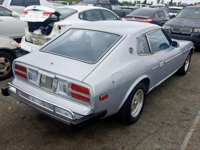 00000GHLS30062100 - 1976 DATSUN 280 ZX SILVER photo 4