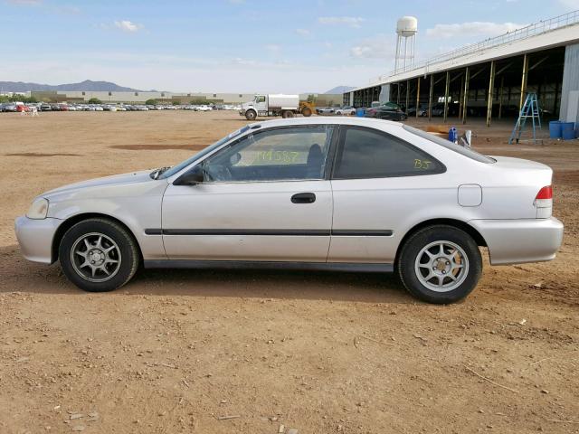 1HGEJ7220XL097706 - 1999 HONDA CIVIC HX SILVER photo 9