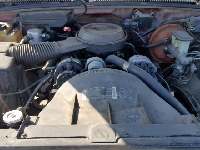 2GTFC29Z5P1563879 - 1993 GMC SIERRA C25 RED photo 7