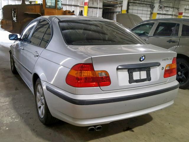 WBAEU33492PH86000 - 2002 BMW 325 XI SILVER photo 3