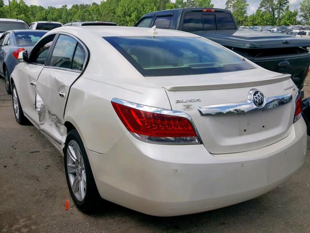 1G4GC5EC5BF395939 - 2011 BUICK LACROSSE C WHITE photo 3