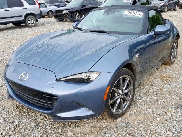 JM1NDAD75G0102363 - 2016 MAZDA MX-5 MIATA BLUE photo 2