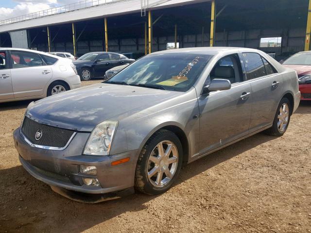 1G6DC67AX50135670 - 2005 CADILLAC STS GRAY photo 2