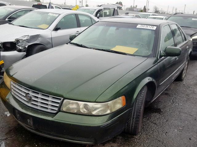 1G6KS54Y12U132716 - 2002 CADILLAC SEVILLE SL GREEN photo 2