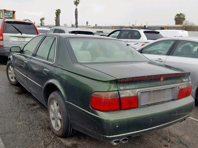 1G6KS54Y12U132716 - 2002 CADILLAC SEVILLE SL GREEN photo 3