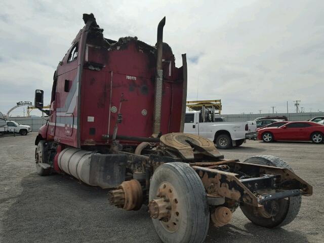 1XKTDB9X17J151581 - 2007 KENWORTH CONSTRUCTI RED photo 3