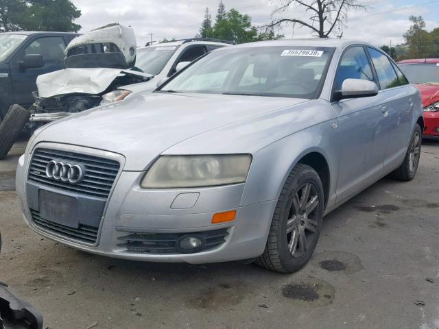 WAUDG74F15N104783 - 2005 AUDI A6 3.2 QUA SILVER photo 2