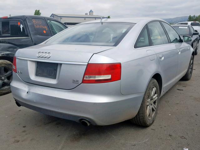 WAUDG74F15N104783 - 2005 AUDI A6 3.2 QUA SILVER photo 4