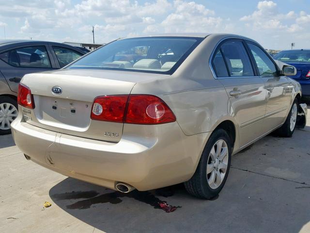 KNAGE124975088093 - 2007 KIA OPTIMA GOLD photo 4