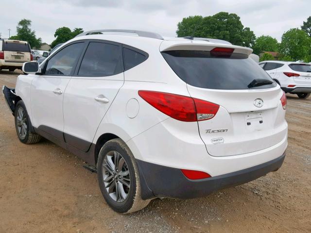 KM8JU3AG5FU099210 - 2015 HYUNDAI TUCSON LIM WHITE photo 3