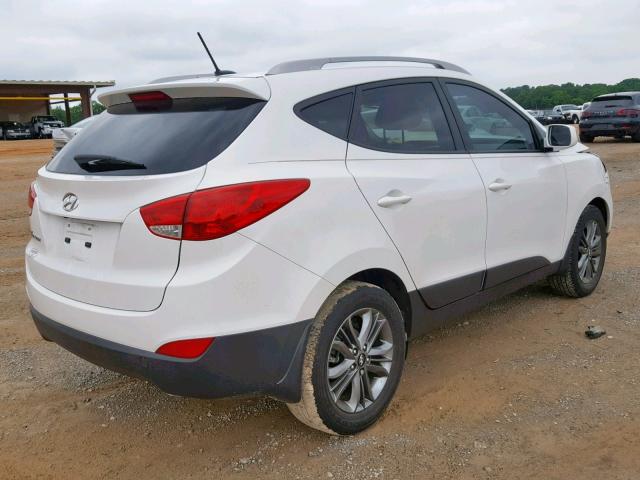 KM8JU3AG5FU099210 - 2015 HYUNDAI TUCSON LIM WHITE photo 4