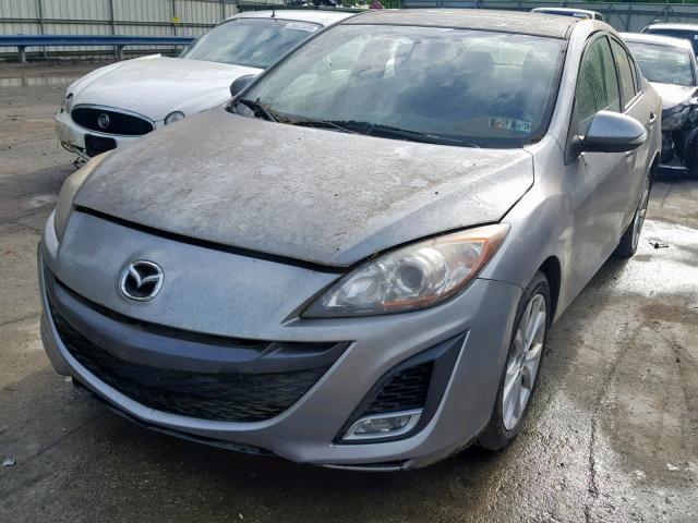 JM1BL1S61A1148869 - 2010 MAZDA 3 S SILVER photo 2