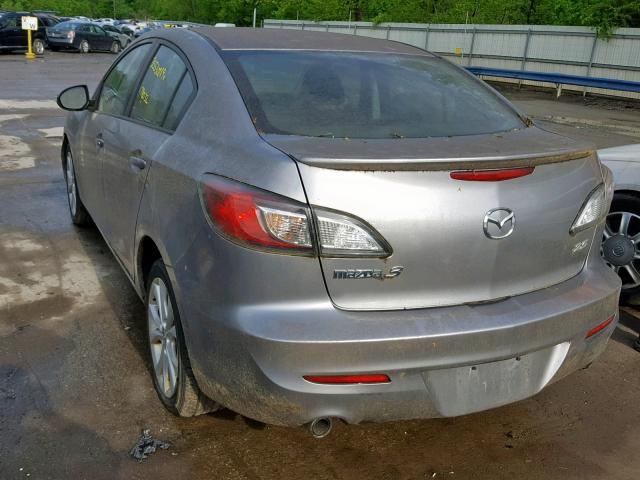 JM1BL1S61A1148869 - 2010 MAZDA 3 S SILVER photo 3