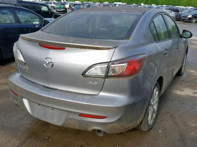 JM1BL1S61A1148869 - 2010 MAZDA 3 S SILVER photo 4