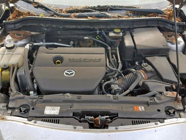 JM1BL1S61A1148869 - 2010 MAZDA 3 S SILVER photo 7