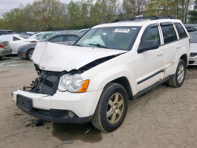 1J8GR48K78C168223 - 2008 JEEP GRAND CHER WHITE photo 2