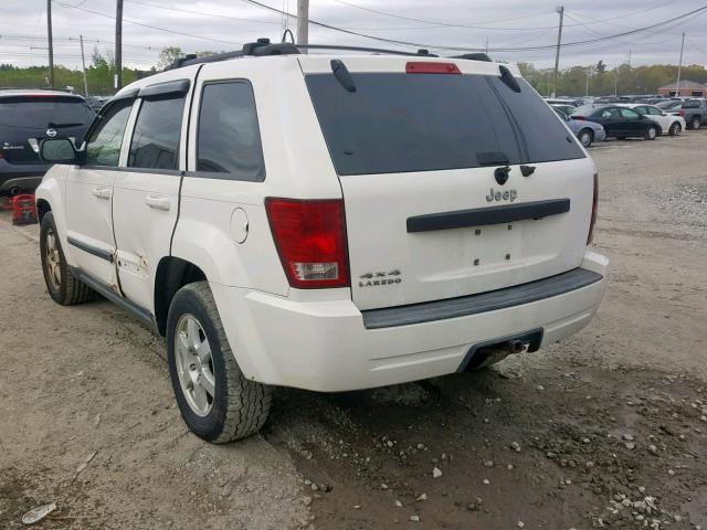 1J8GR48K78C168223 - 2008 JEEP GRAND CHER WHITE photo 3