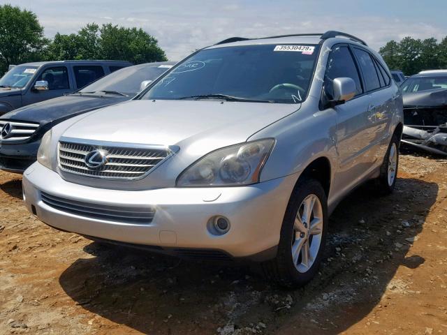 JTJHW31U182859745 - 2008 LEXUS RX 400H SILVER photo 2