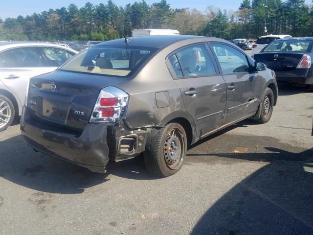 3N1AB61E37L713051 - 2007 NISSAN SENTRA 2.0 GRAY photo 4