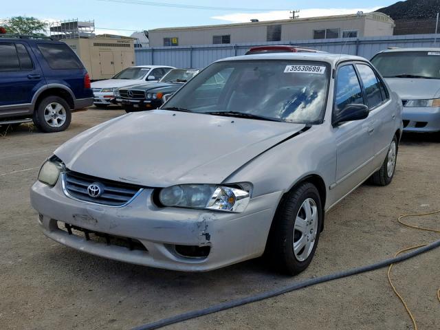 1NXBR12E22Z646483 - 2002 TOYOTA COROLLA CE GRAY photo 2