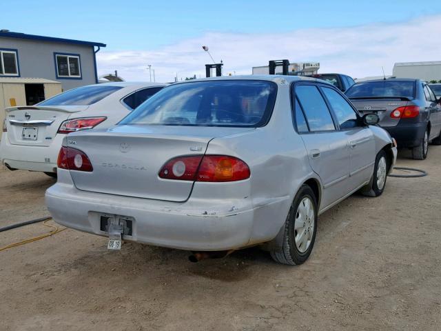 1NXBR12E22Z646483 - 2002 TOYOTA COROLLA CE GRAY photo 4