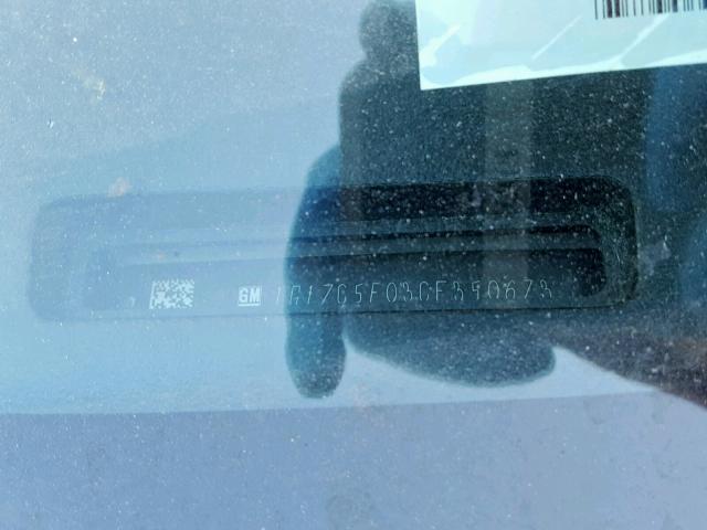 1G1ZC5E03CF350673 - 2012 CHEVROLET MALIBU 1LT TAN photo 10