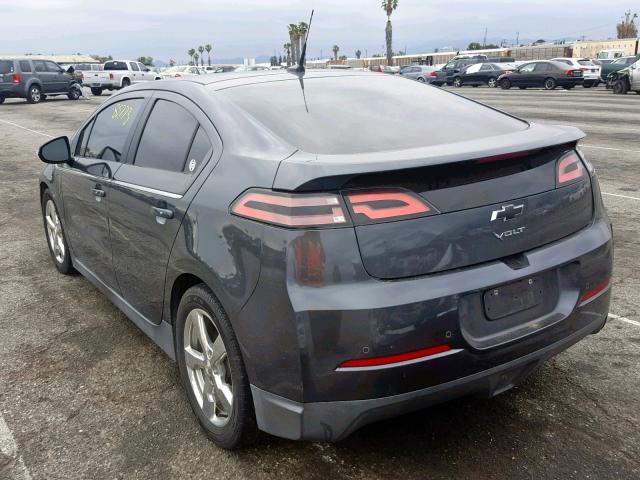 1G1RH6E48DU130050 - 2013 CHEVROLET VOLT CHARCOAL photo 3