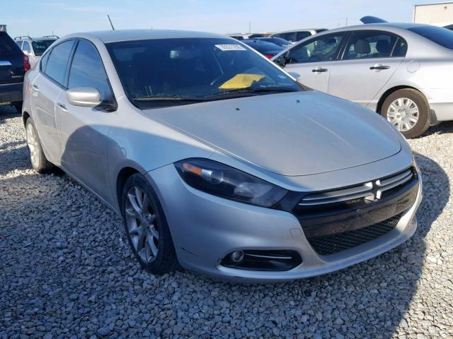 1C3CDFBH3DD231663 - 2013 DODGE DART SXT SILVER photo 1