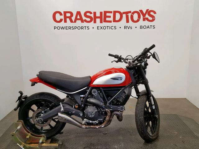 ML015ANM4HT011455 - 2017 DUCATI SCRAMBLER RED photo 1