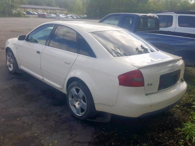 WAUZL64B21N157530 - 2001 AUDI A6 4.2 QUA WHITE photo 3