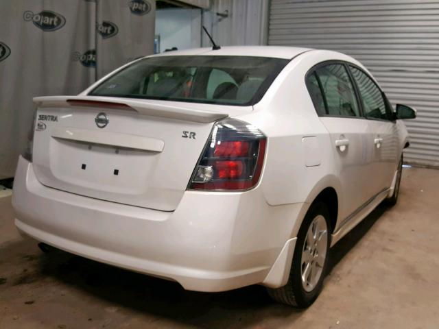 3N1AB6AP6CL782537 - 2012 NISSAN SENTRA 2.0 WHITE photo 4