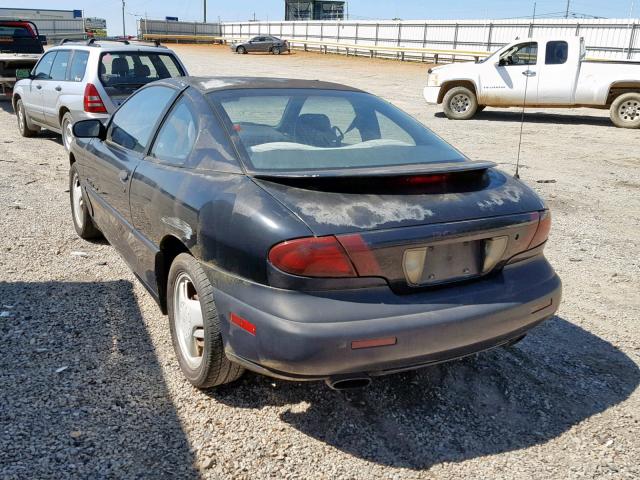 1G2JD12T2W7522736 - 1998 PONTIAC SUNFIRE GT BLACK photo 3