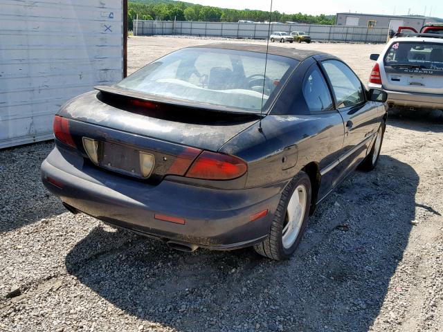 1G2JD12T2W7522736 - 1998 PONTIAC SUNFIRE GT BLACK photo 4