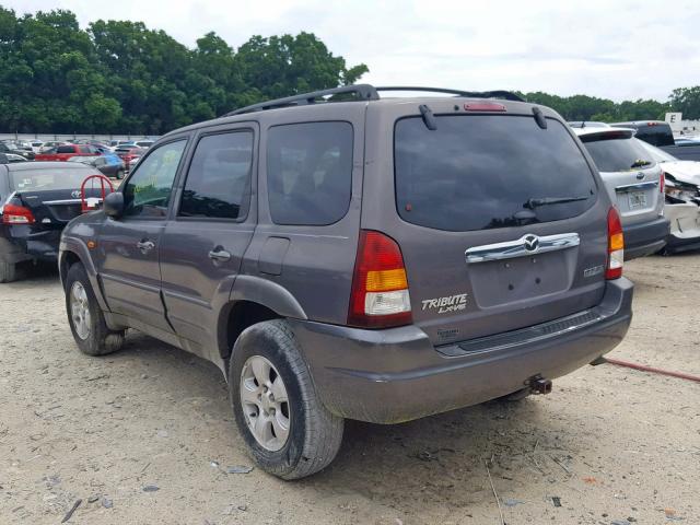 4F2CZ04103KM19416 - 2003 MAZDA TRIBUTE LX GRAY photo 3