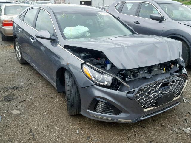 5NPE34AF9JH723891 - 2018 HYUNDAI SONATA SPO GRAY photo 1